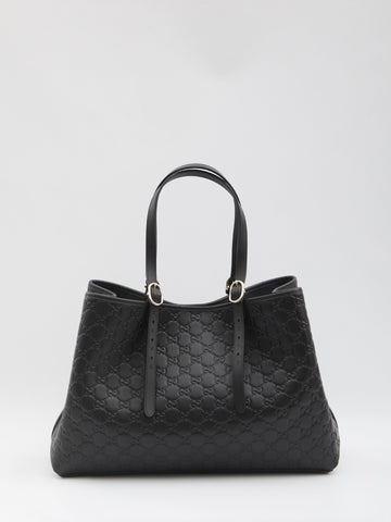 GUCCI Large Shopping Handbag with GG Emblem - 38x25x15 cm