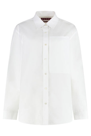 GUCCI Women's Mini Cotton Shirt SS25