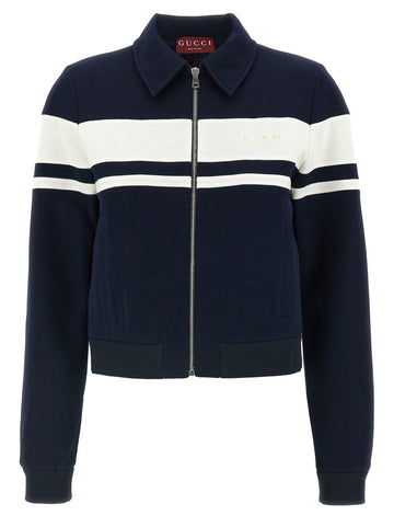 Gucci Women Logo Embroidery Sweatshirt
