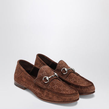 GUCCI Suede Loafers with Horsebit Detail