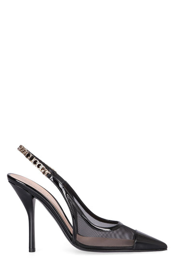 GUCCI Pointy-Toe Slingbacks