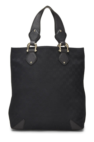 Gucci, Black Original CS Canvas Tote Medium, Black