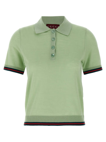 Gucci Women Knitted Polo Shirt