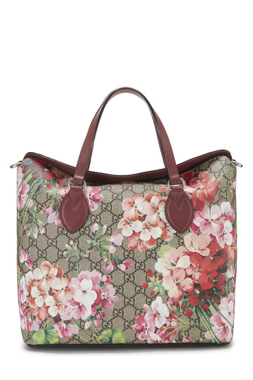 Gucci, Pink CS Blooms Supreme Canvas Fold Over Bag, Pink