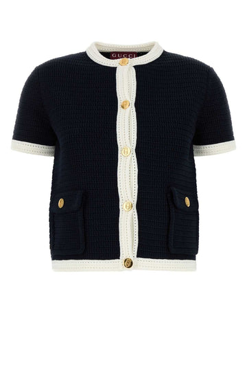 GUCCI Stretch Crochet Cardigan for Women