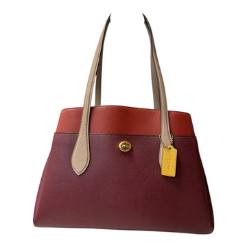 Handbag Designer By Coach In Red, Size:Medium