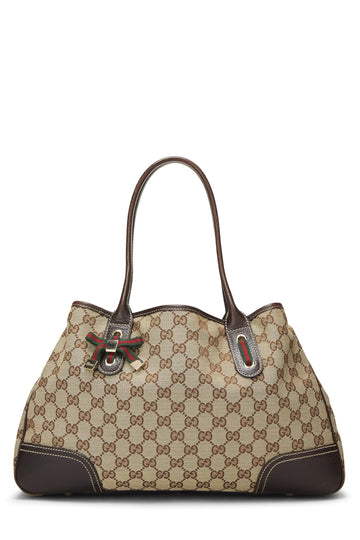 Gucci, Original CS Canvas Princy Tote, Brown