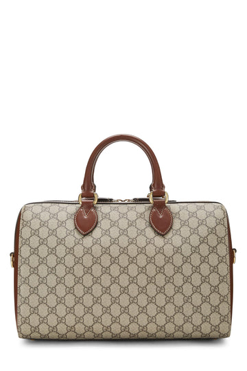 Gucci, Original CS Supreme Canvas Boston Handbag, Brown