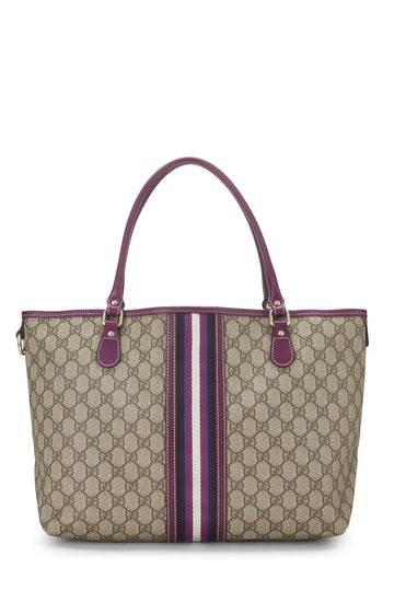 Gucci, Purple Original CS Supreme Canvas Tote, Purple