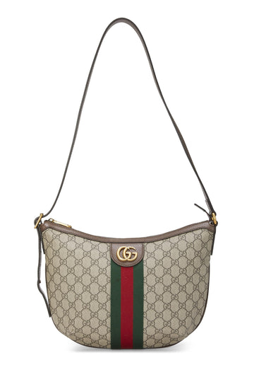 Gucci, Original CS Supreme Canvas Ophidia Shoulder Bag, Brown