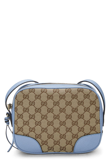 Gucci, Blue Original CS Canvas Bree Crossbody, Blue
