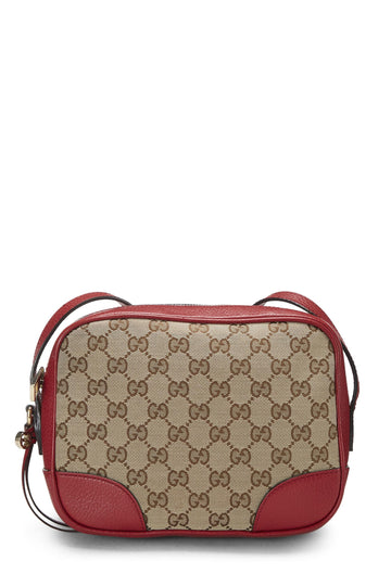 Gucci, Red Original CS Canvas Bree Crossbody Mini, Red