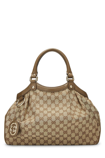 Gucci, Original CS Canvas Sukey Tote, Green
