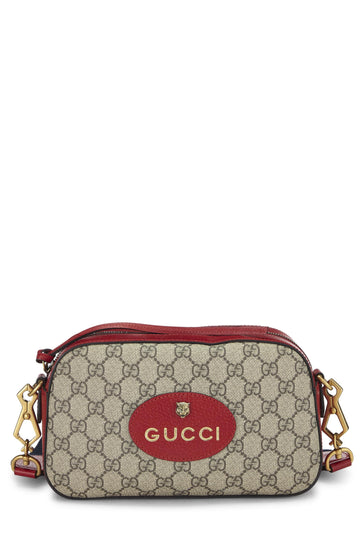 Gucci, Original CS Supreme Canvas Neo Vintage Messenger, Red