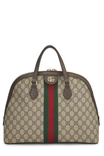 Gucci, Original CS Supreme Ophidia Dome Bag Medium, Brown