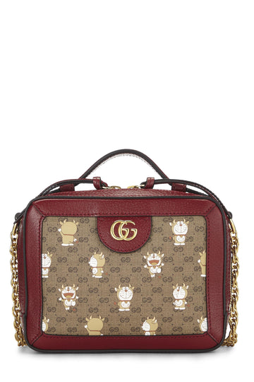 Gucci, Doraemon x Gucci Coated Canvas Camera Bag, Red