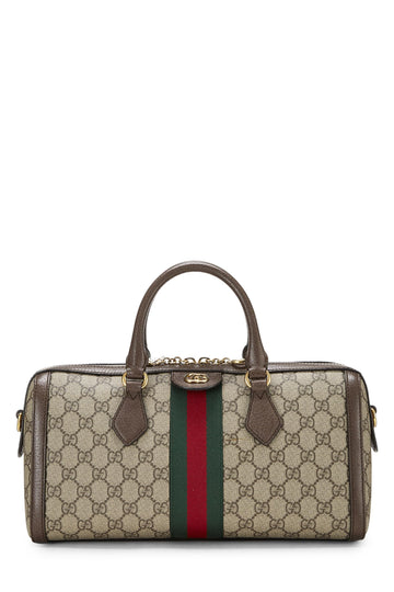 Gucci, Original CS Supreme Ophidia Handle Bag Medium, Brown