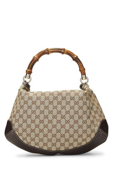 Gucci, Original CS Canvas PeCSy Hobo, Brown