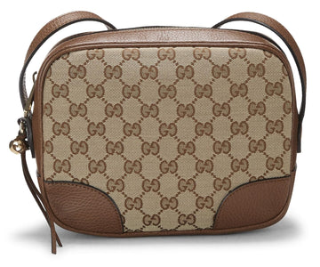 Gucci, Brown Original CS Canvas Bree Crossbody, Brown