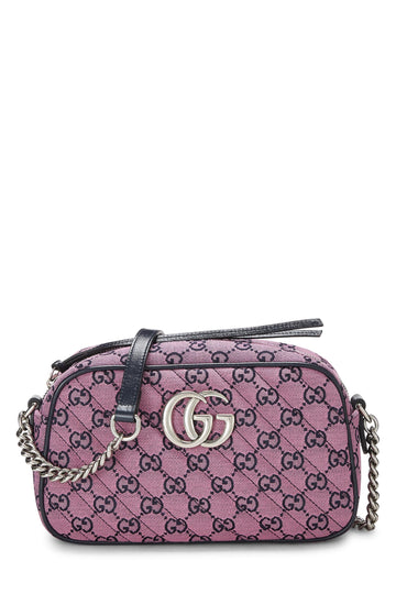 Gucci, Pink Original CS Canvas Marmont Crossbody Small, Pink