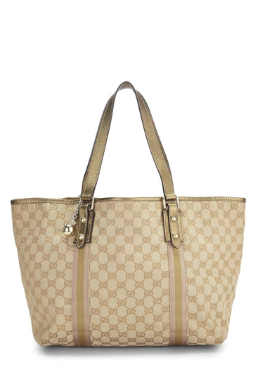 Gucci, Gold Original CS Canvas Jolicoeur Tote, Gold