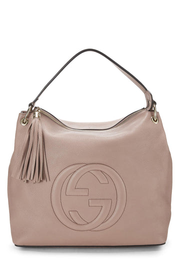 Gucci, Pink Leather Soho Convertible Hobo, Pink