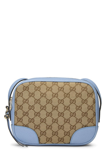 Gucci, Blue Original CS Canvas Bree Crossbody, Blue