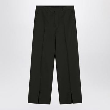 Gucci Forest Green Wool Pants Men