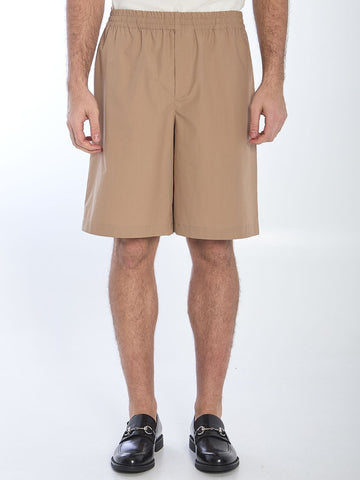 GUCCI Men's Cotton Poplin Bermuda Shorts - Size IT 48
