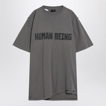 Balenciaga Human Being Grey T-Shirt Men