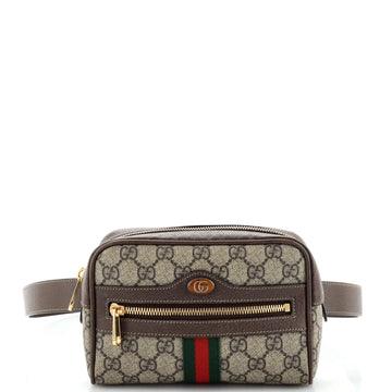 GUCCI Ophidia Belt Bag GG Coated Canvas Small