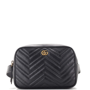EC Marmont Square Belt Bag Matelasse Leather