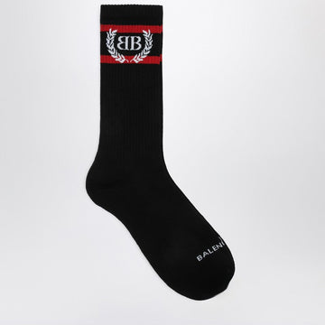 Balenciaga Laurel Classic Black Socks Men