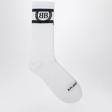 Balenciaga Laurel Classic White/Blue Socks Men