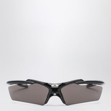 Balenciaga Turbo Rectangle Black Sunglasses Men