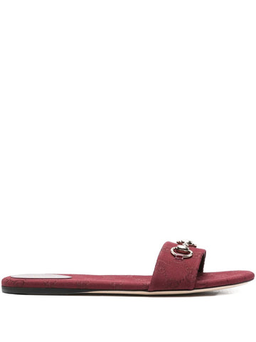 GUCCI Elegant Flat Open Toe Sandals with Iconic Horsebit Detail - Women's