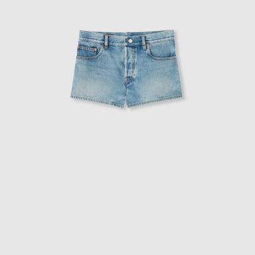 GUCCI Stone Washed Denim Pants for Women - FW25 Collection
