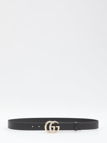 GUCCI GG Marmont Double G Buckle Belt - Width: 3 cm