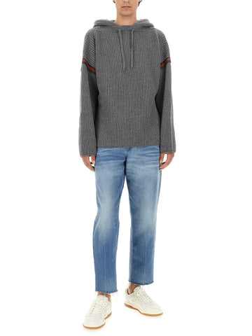 Gucci Men Cashmere And Wool Sweater
