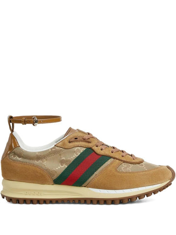 GUCCI Sneaker Re-Motion Light Brown Version with Adjustable Ankle Strap