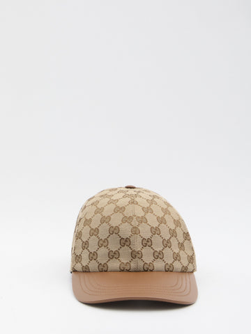 GUCCI Baseball Cap with Leather Visor - FW25