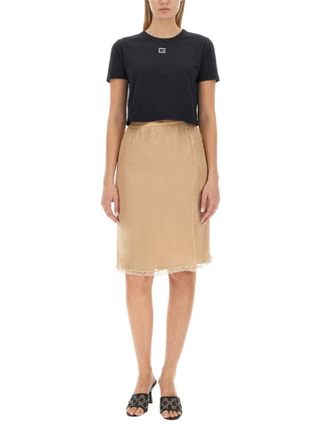 Gucci Women Silk Chiffon Skirt