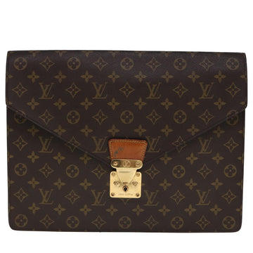 Louis Vuitton Senateur  Canvas Briefcase Bag