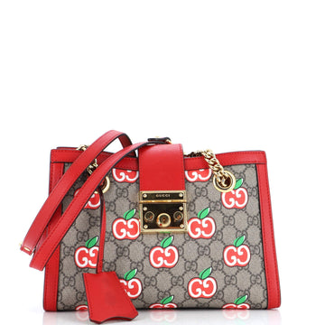 Padlock Chain Tote Printed EC Coated Canvas Small