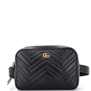 EC Marmont Square Belt Bag Matelasse Leather
