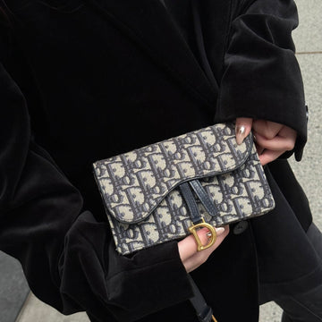 Christian Dior Oblique Jacquard Pouch