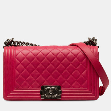 Medium Lambskin Boy Flap