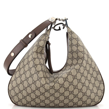 Attache Shoulder Bag EC Coated Canvas Large