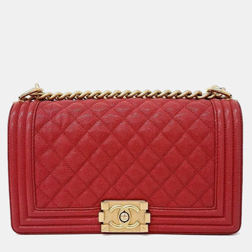 Caviar Medium Boy Bag