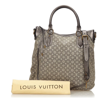 Louis Vuitto Besace Angele Platine Mini Lin Canvas Shoulder Bag